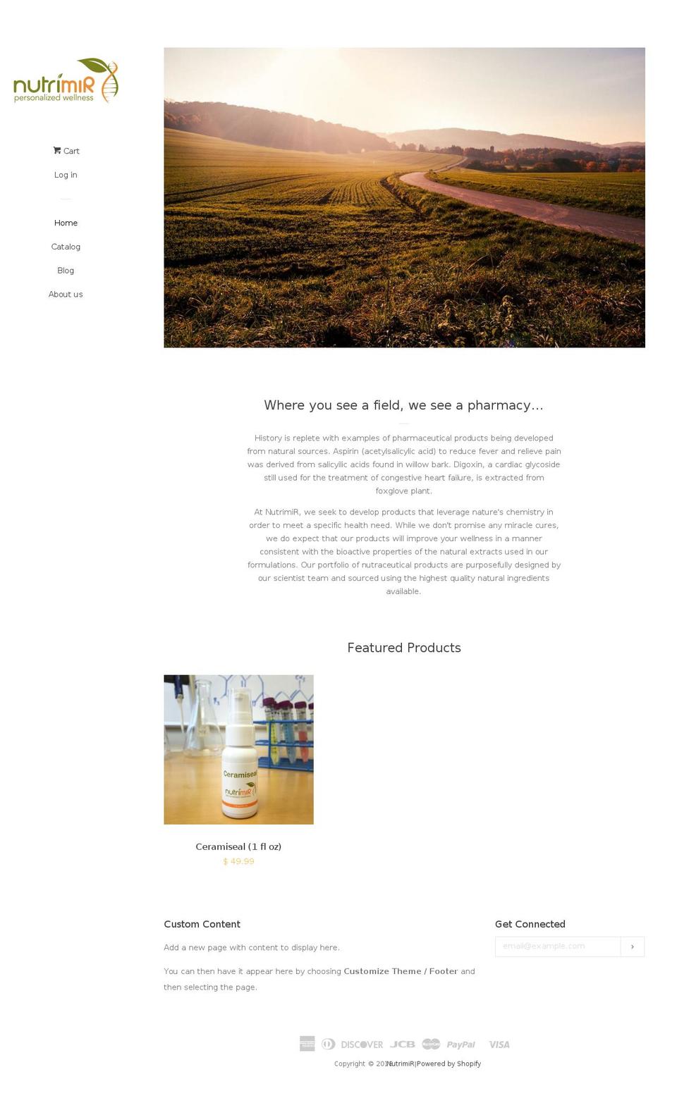 nutrimir.com — Shopify storefront screenshot