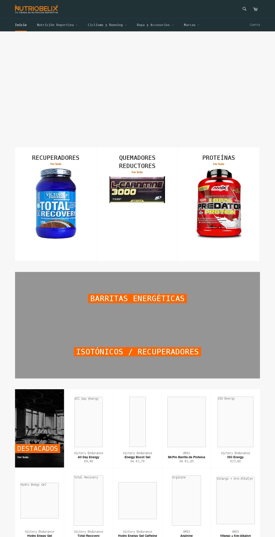 nutriobelix.com shopify website screenshot