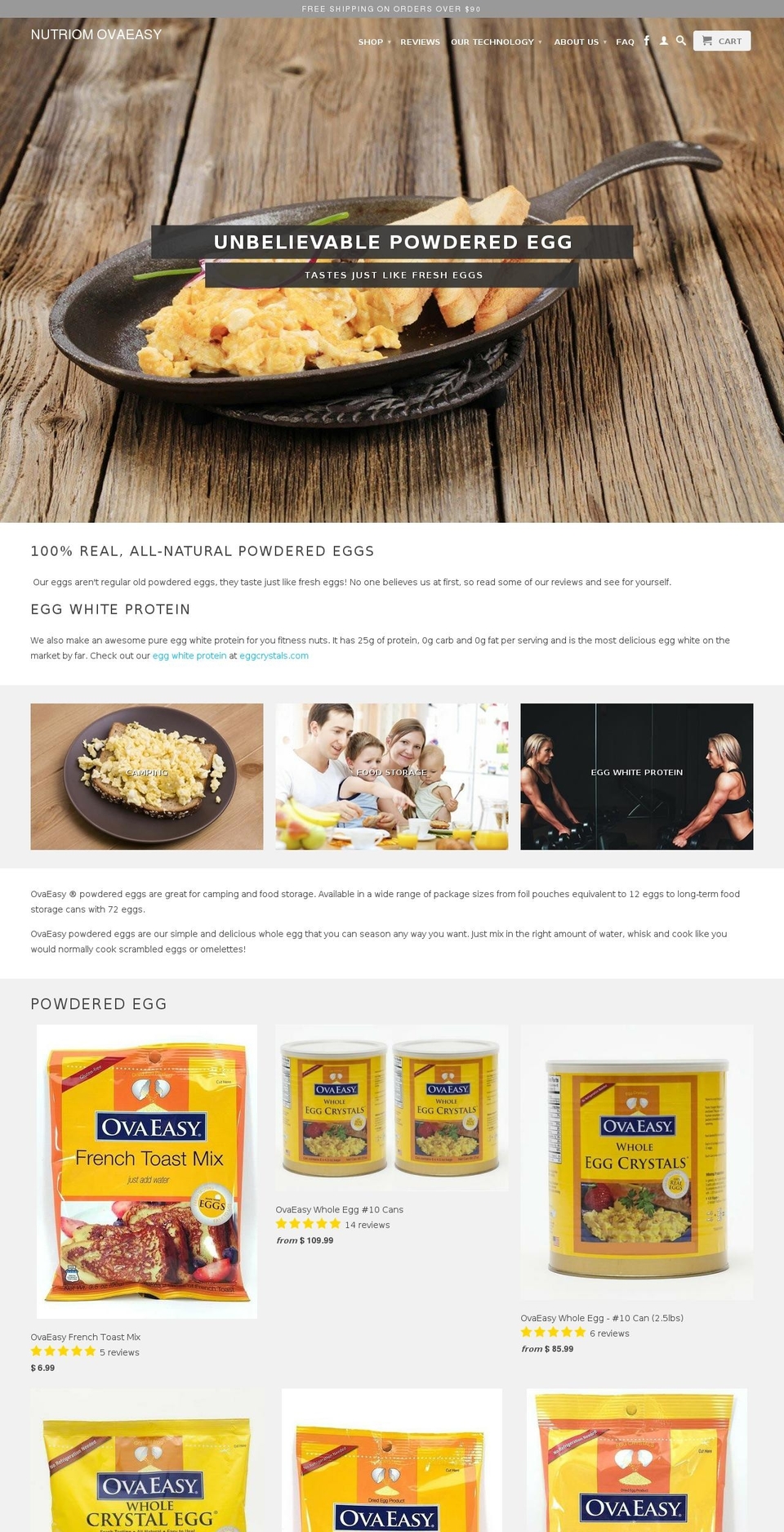 nutriom.com shopify website screenshot