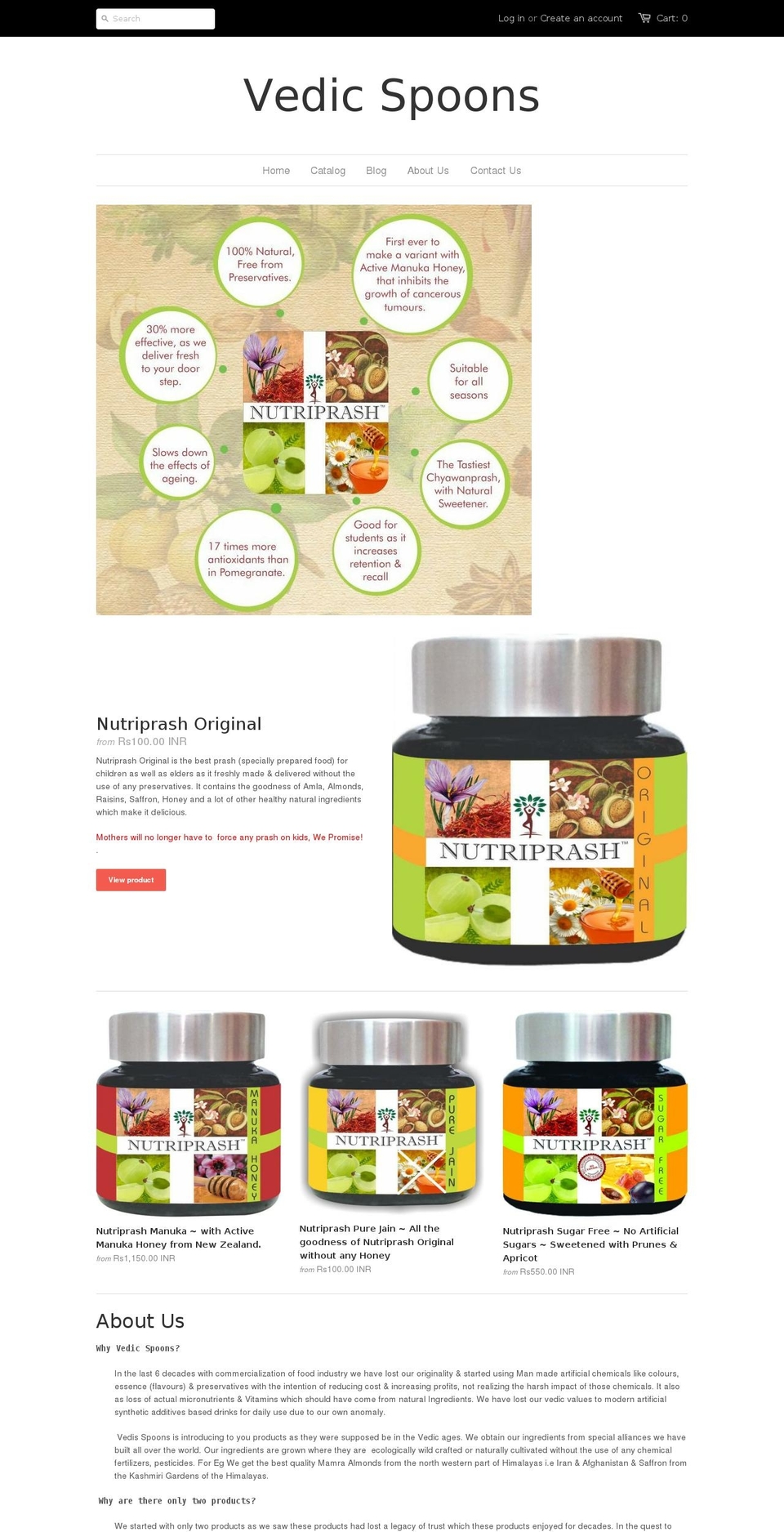 nutriprash.com shopify website screenshot