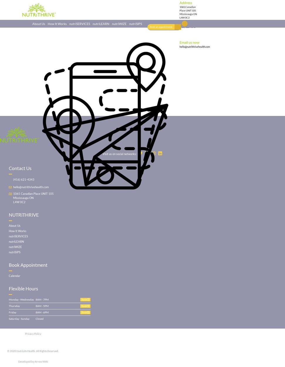 nutrithrivehealth.com shopify website screenshot