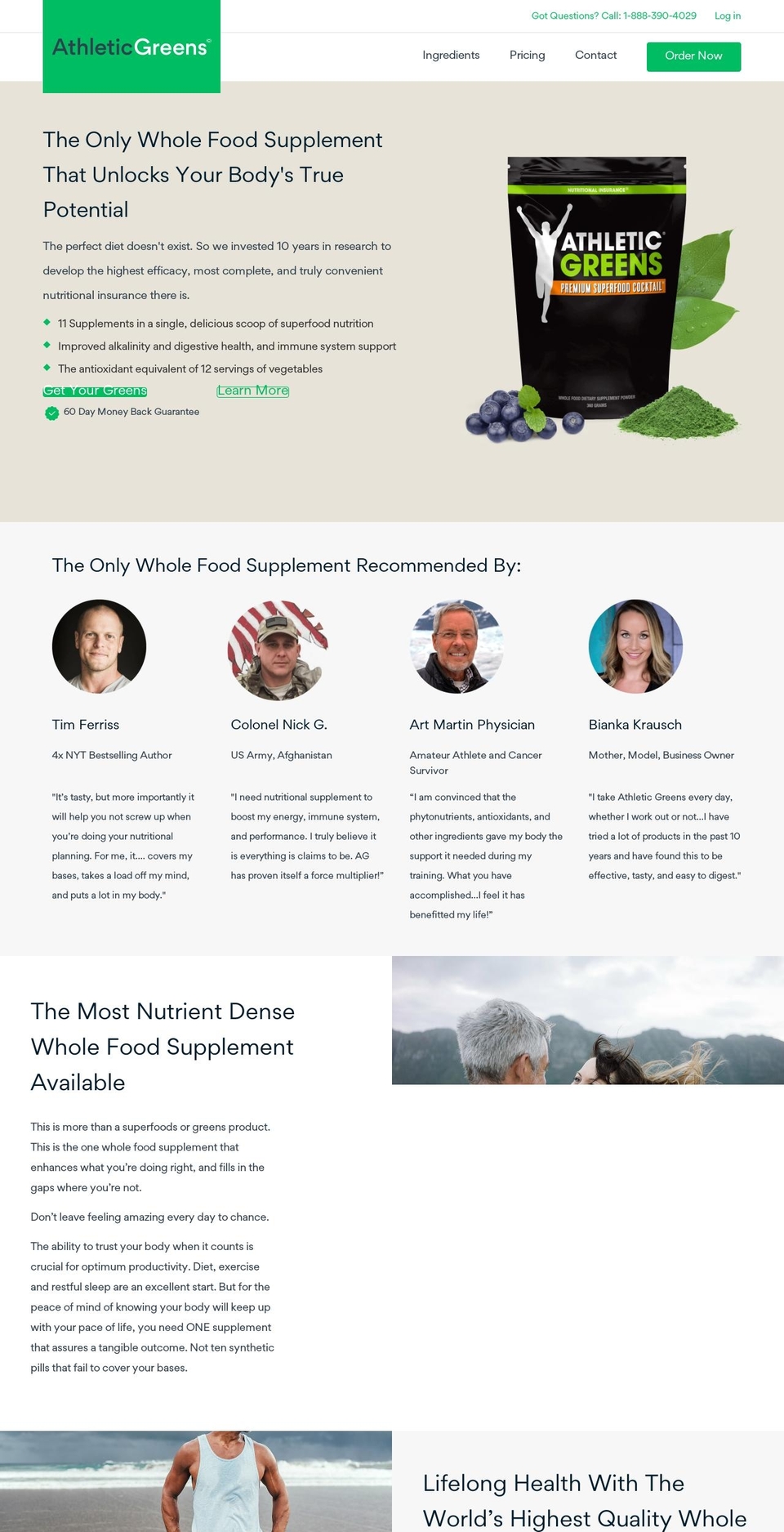 AG Production Shopify theme site example nutritional-insurance.co