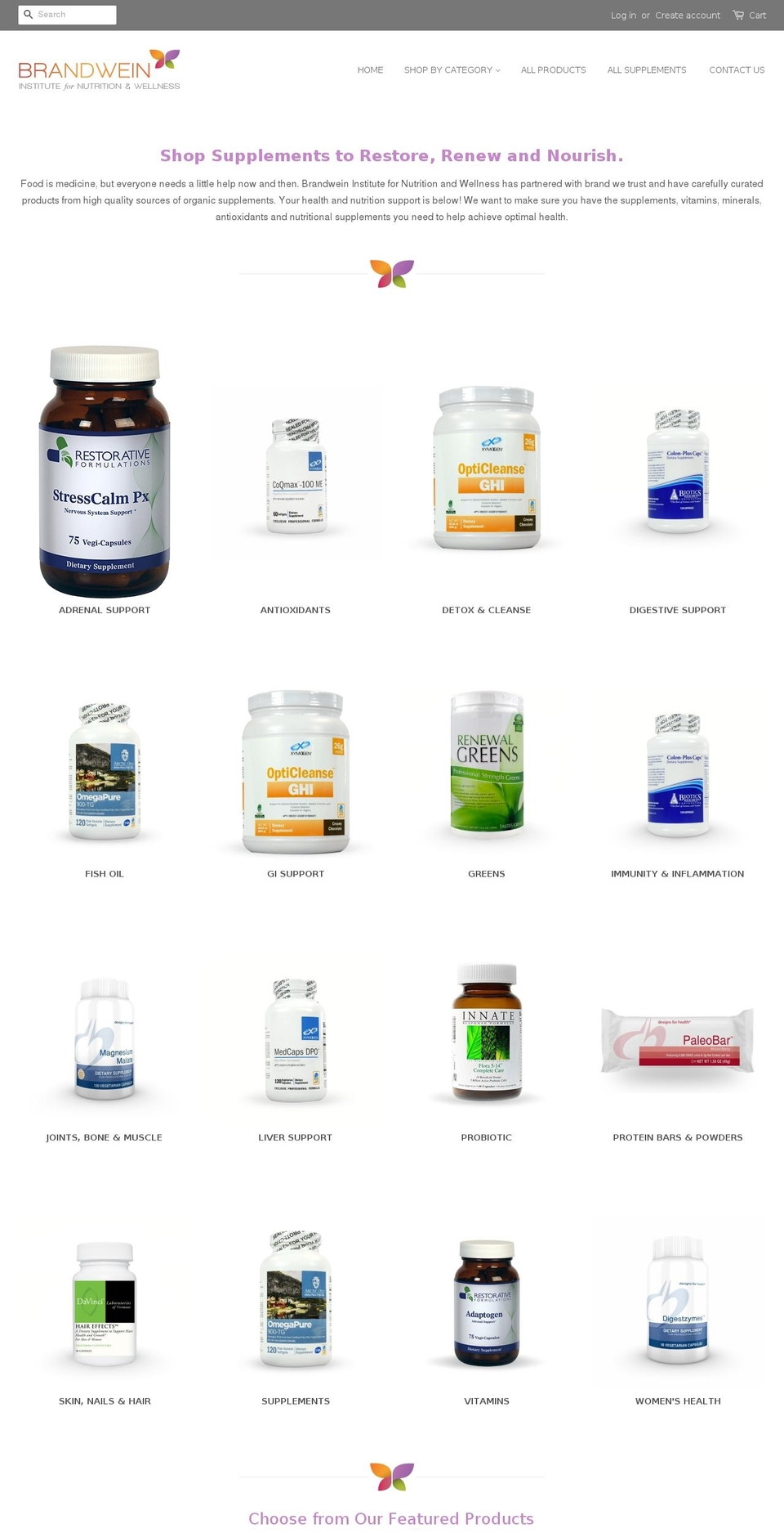 nutritionandwellness.store shopify website screenshot