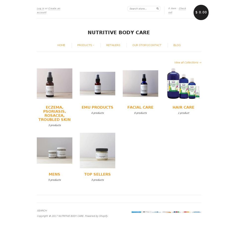 nutritivebc.com shopify website screenshot