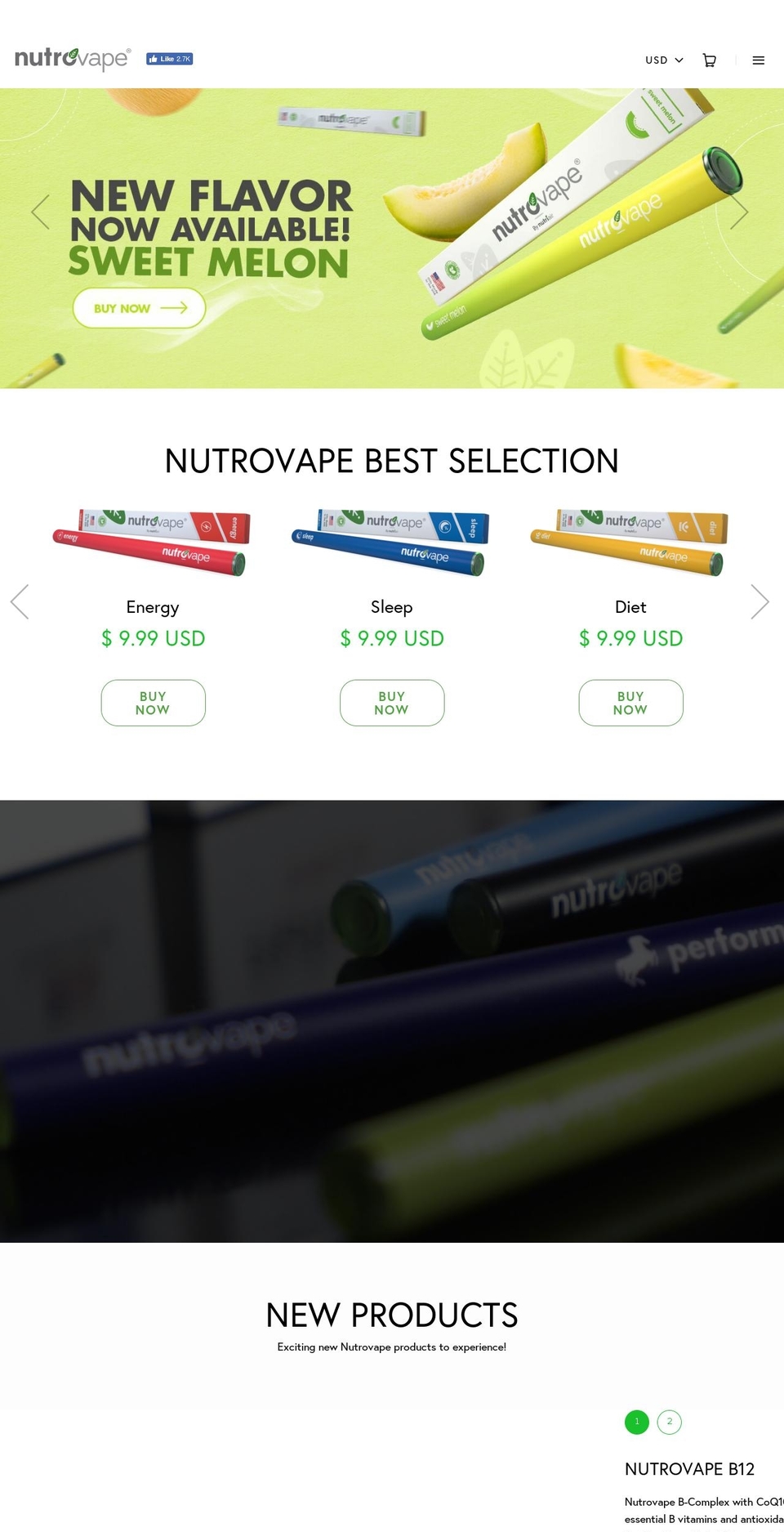 Copy of Launch V2 1.4 - New Years 2018 Shopify theme site example nutrovape.net