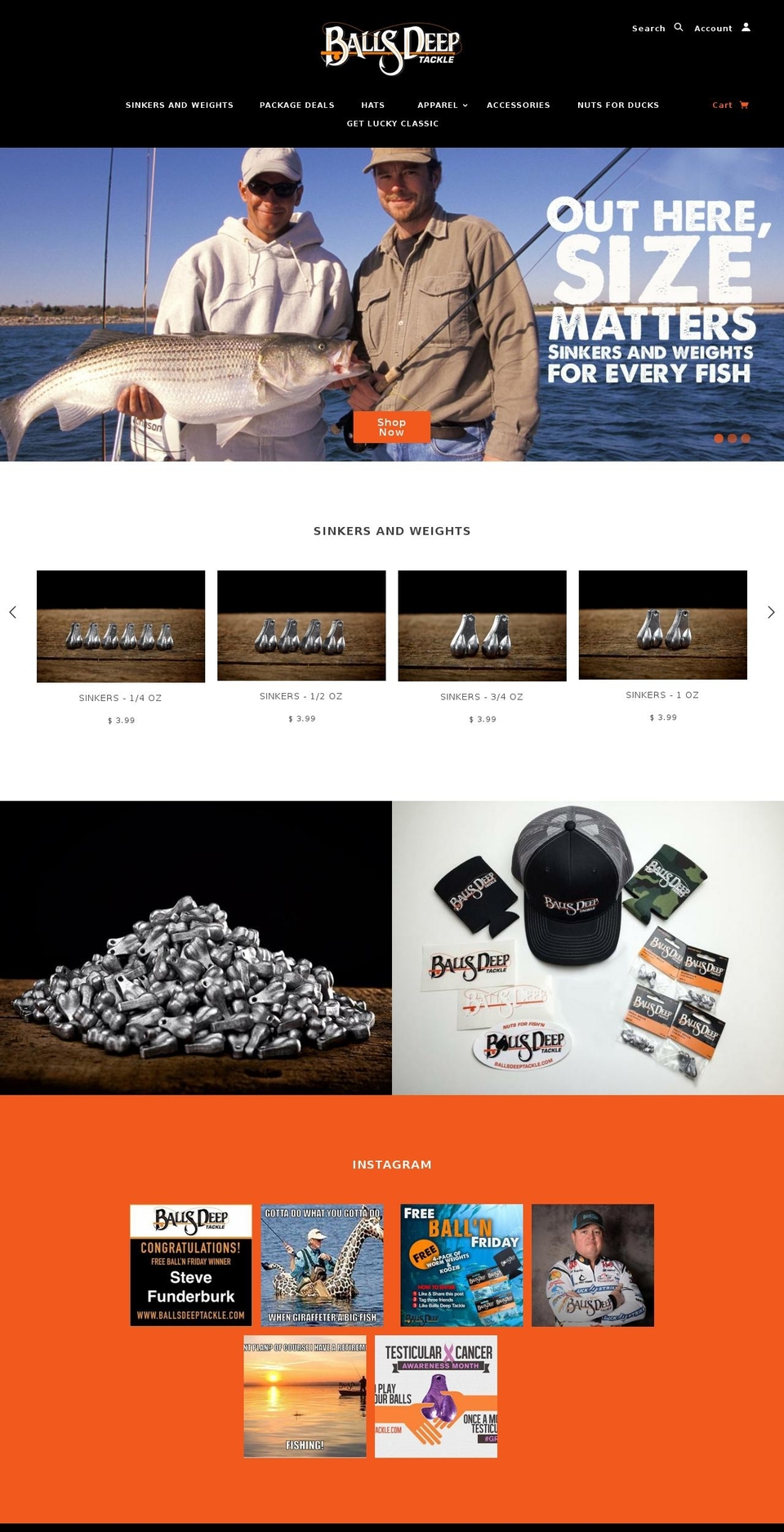 nuts4fishn.com shopify website screenshot