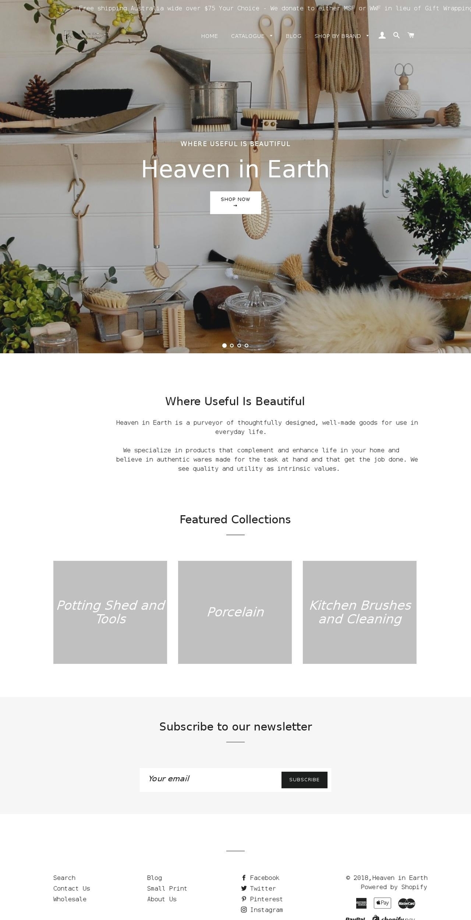 nutscene.com.au shopify website screenshot