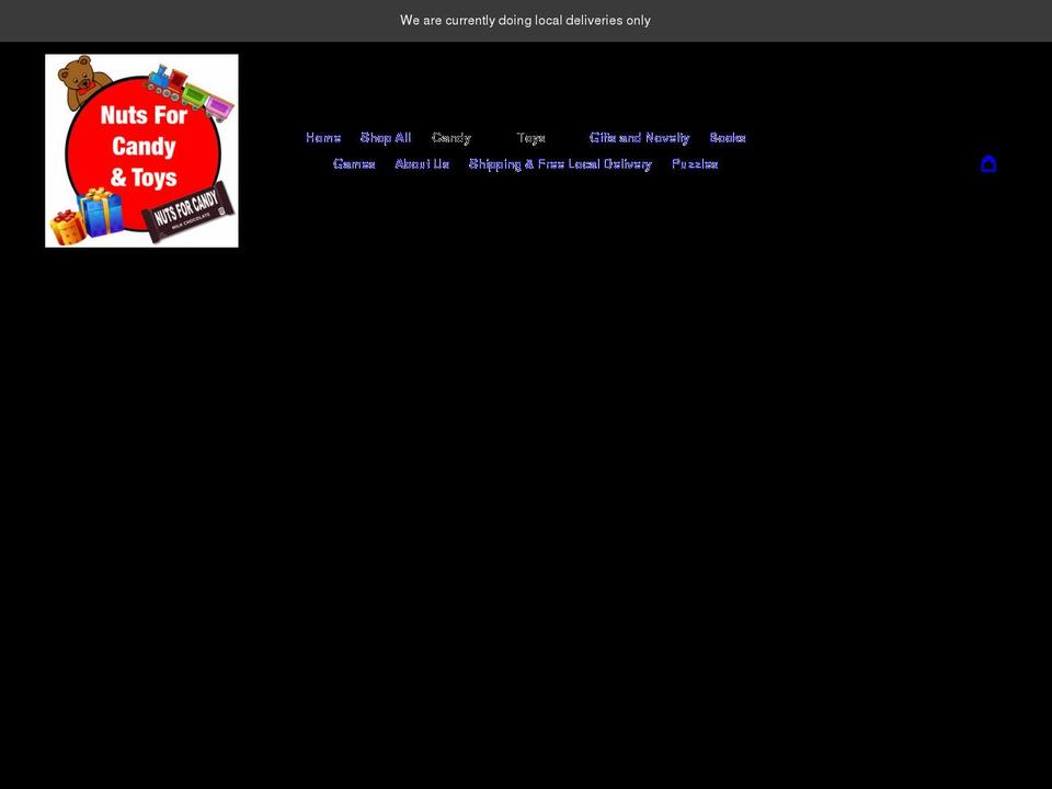 nutsforcandy.com shopify website screenshot