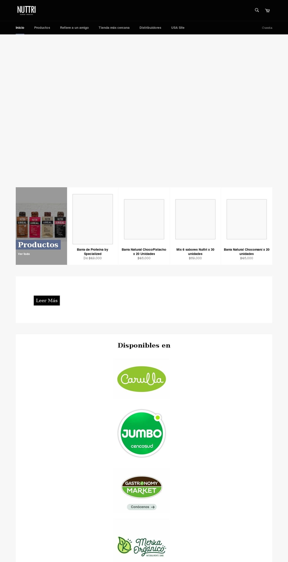 nuttri.co shopify website screenshot