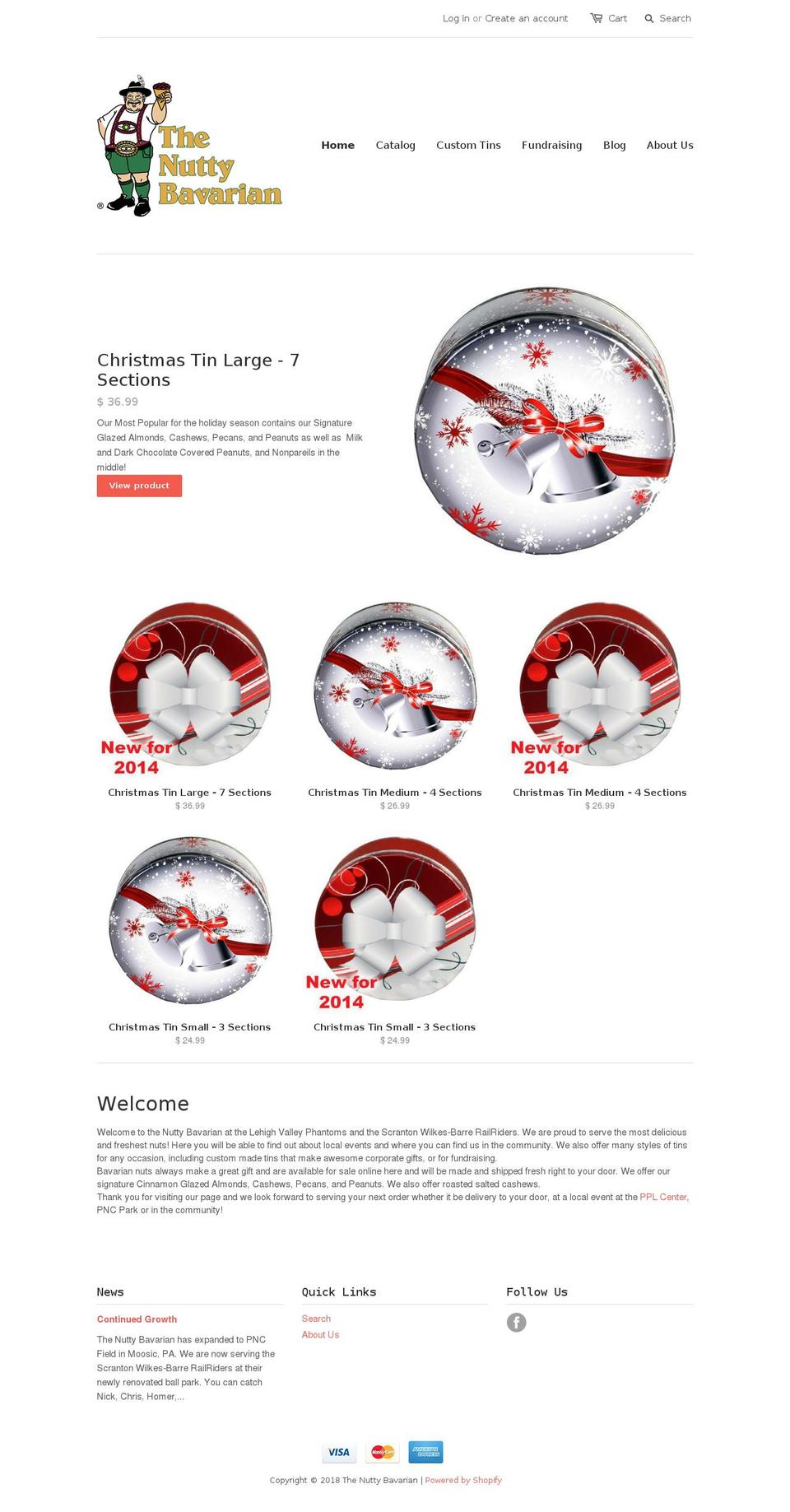 nuttyblv.com shopify website screenshot