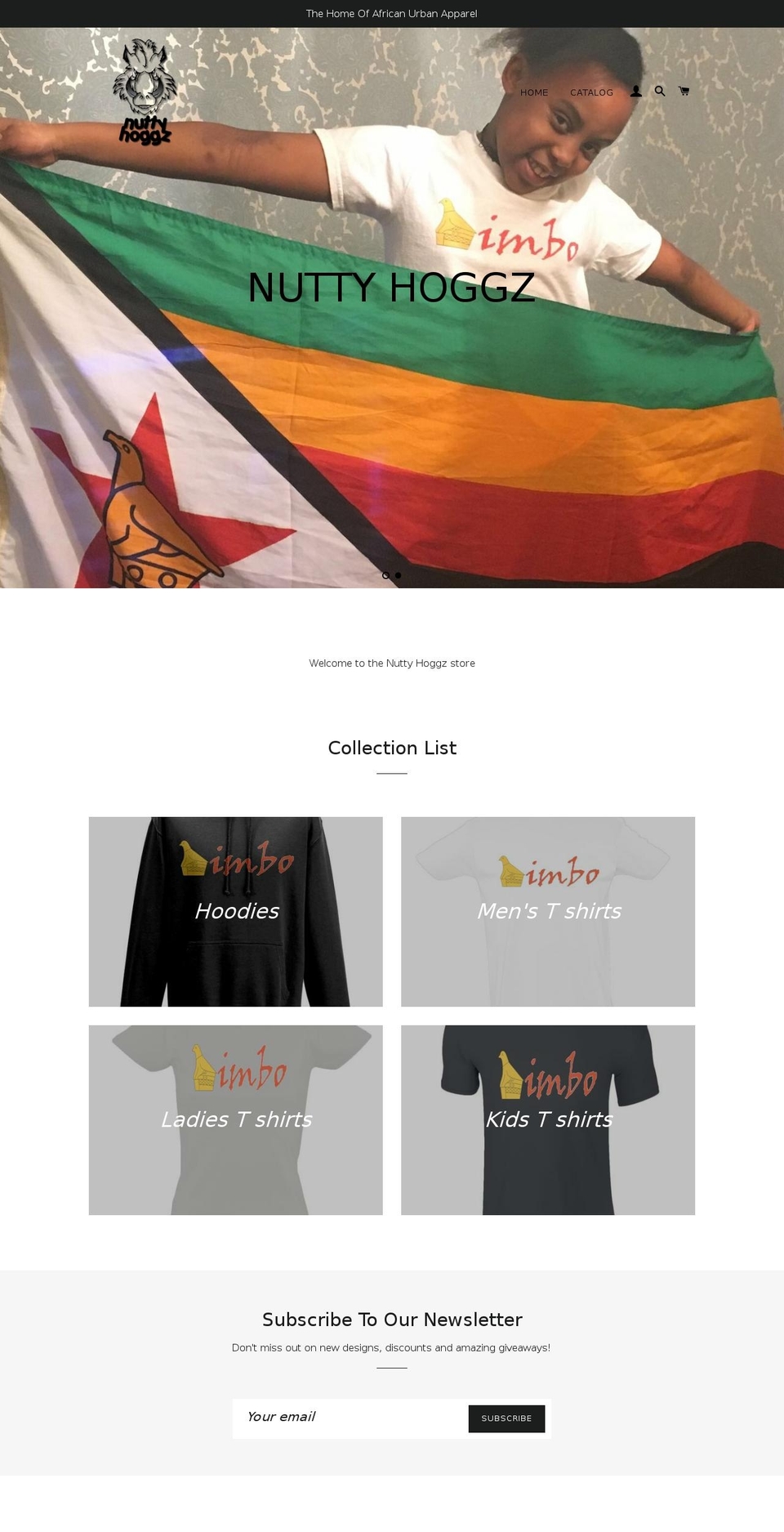 nuttyhoggz.com — Shopify storefront screenshot