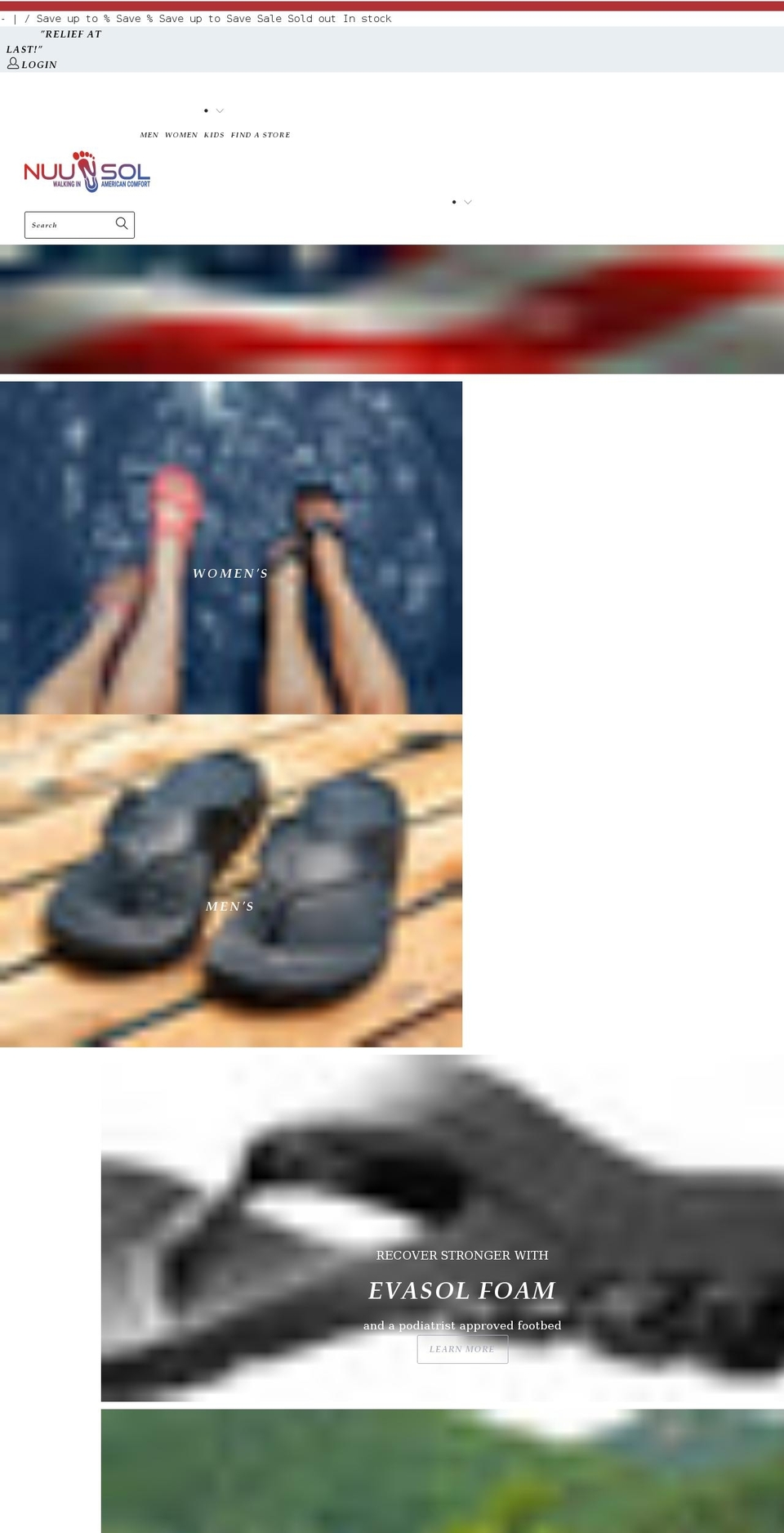 nuusol.com shopify website screenshot