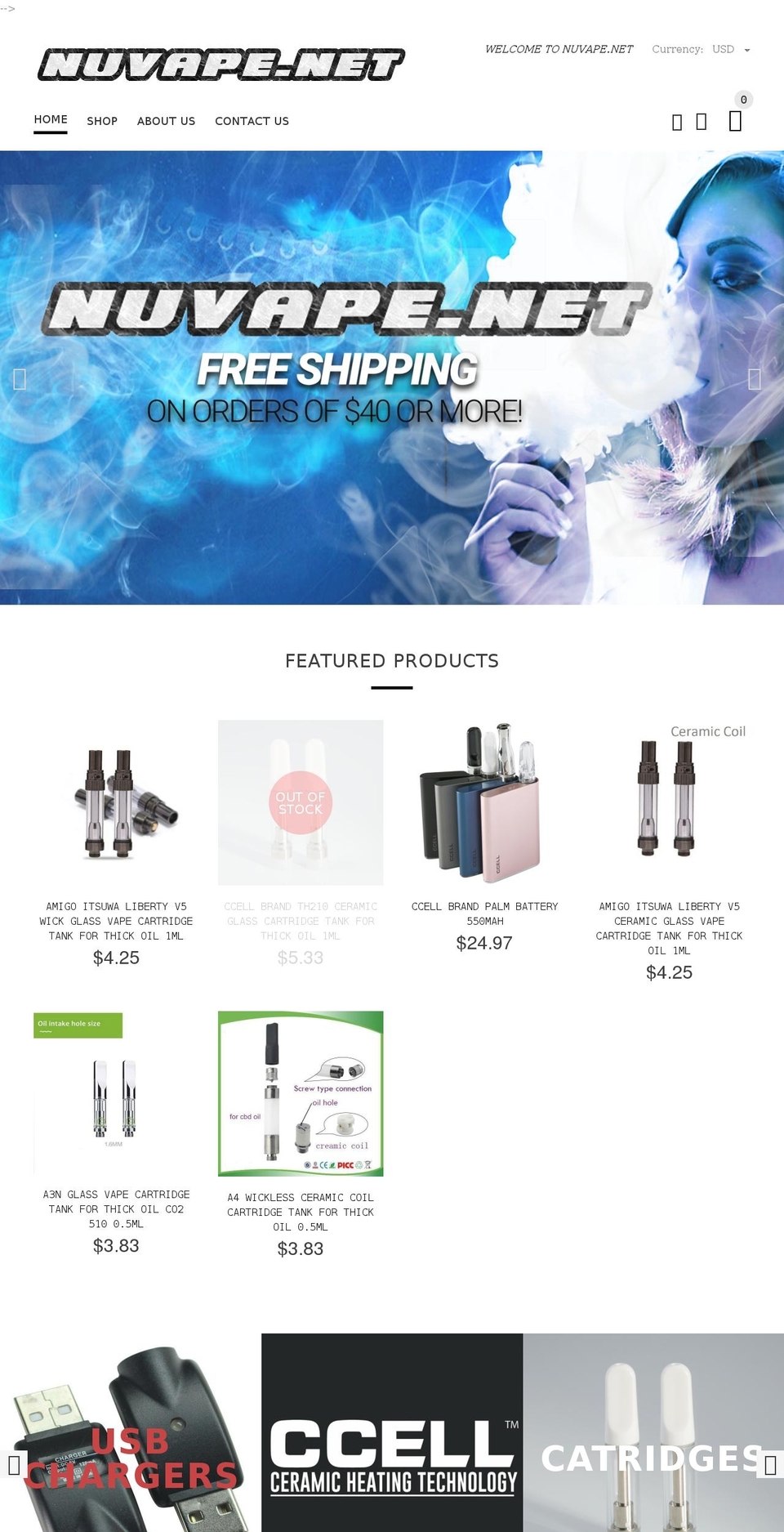yourstore-v2 Shopify theme site example nuvape.net