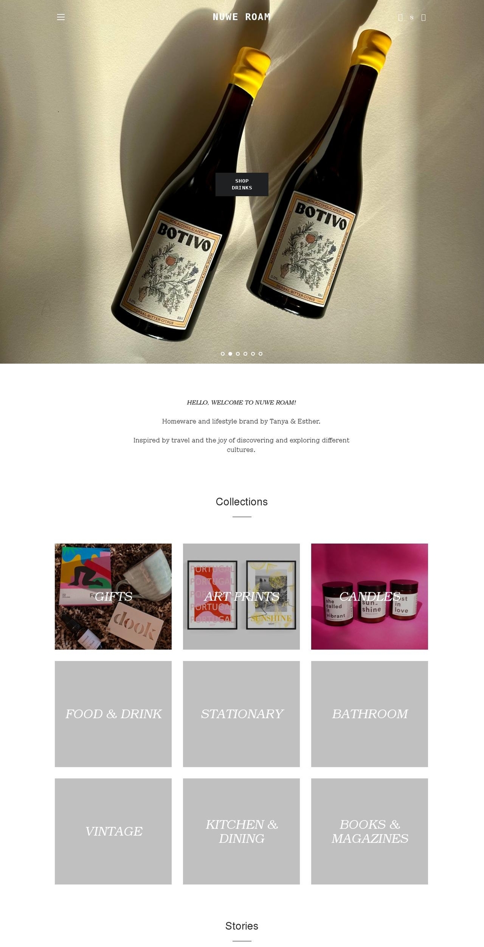 nuweroam.com shopify website screenshot