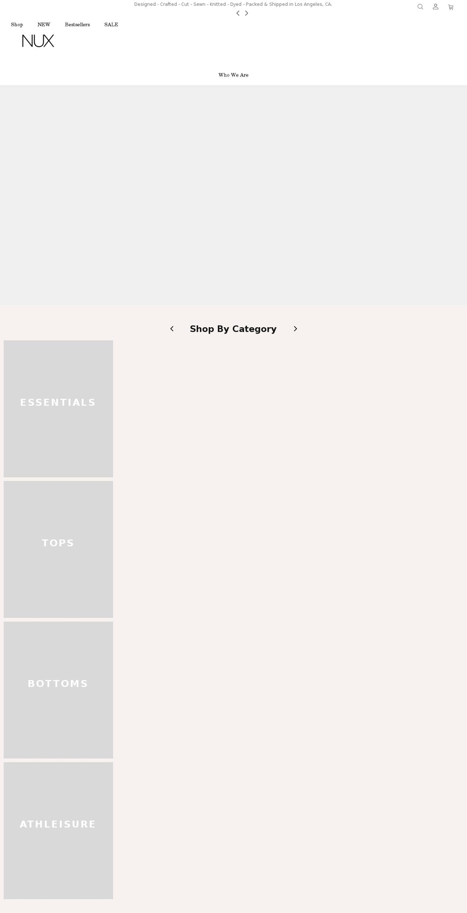 nuxactive.com shopify website screenshot