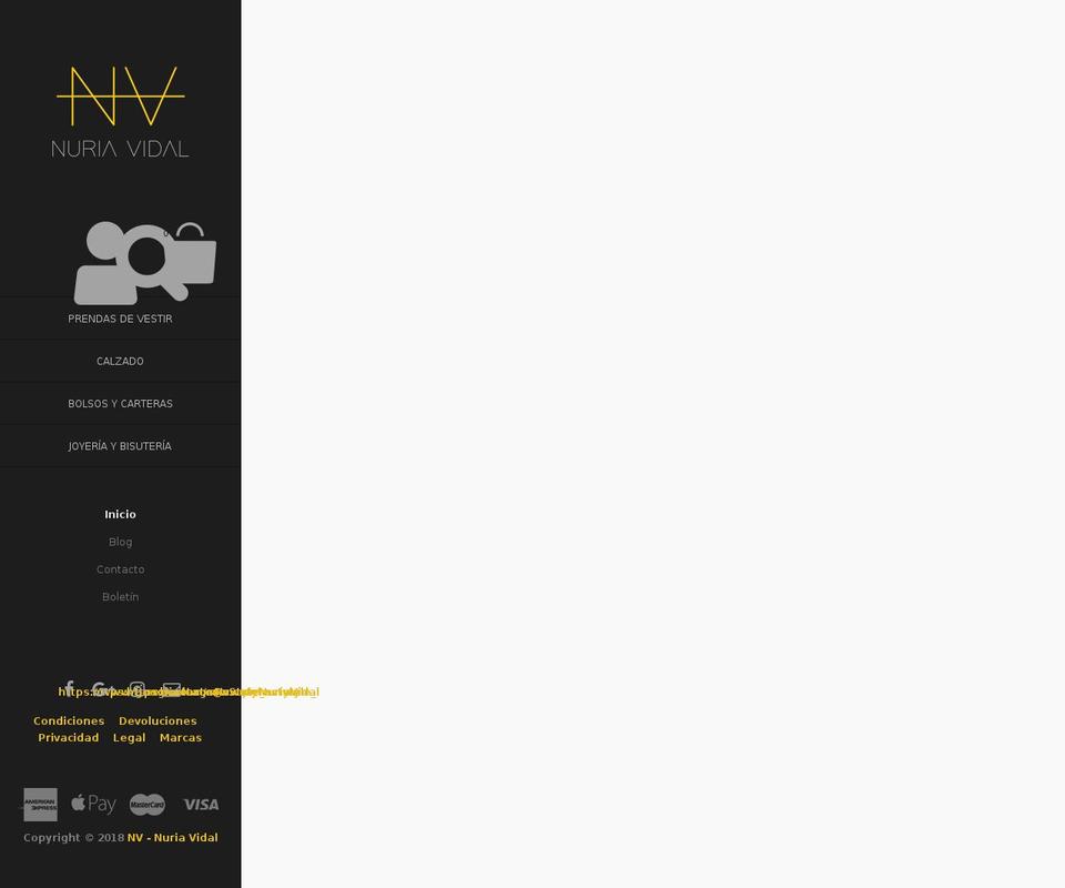 nv.style shopify website screenshot