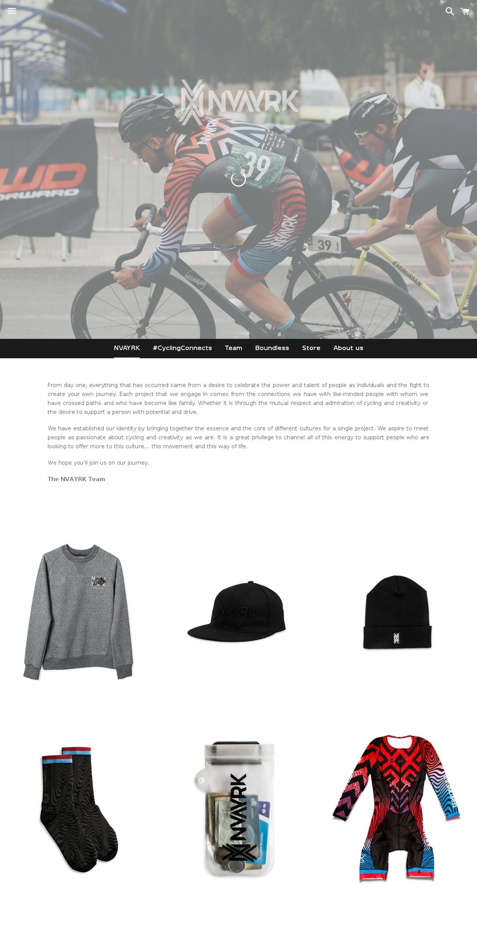 nvayrk.com shopify website screenshot