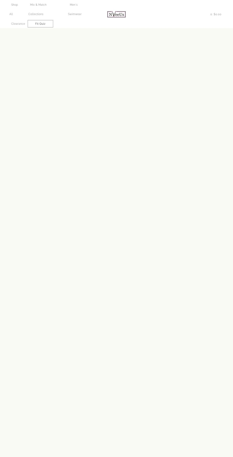 nveeus.com shopify website screenshot