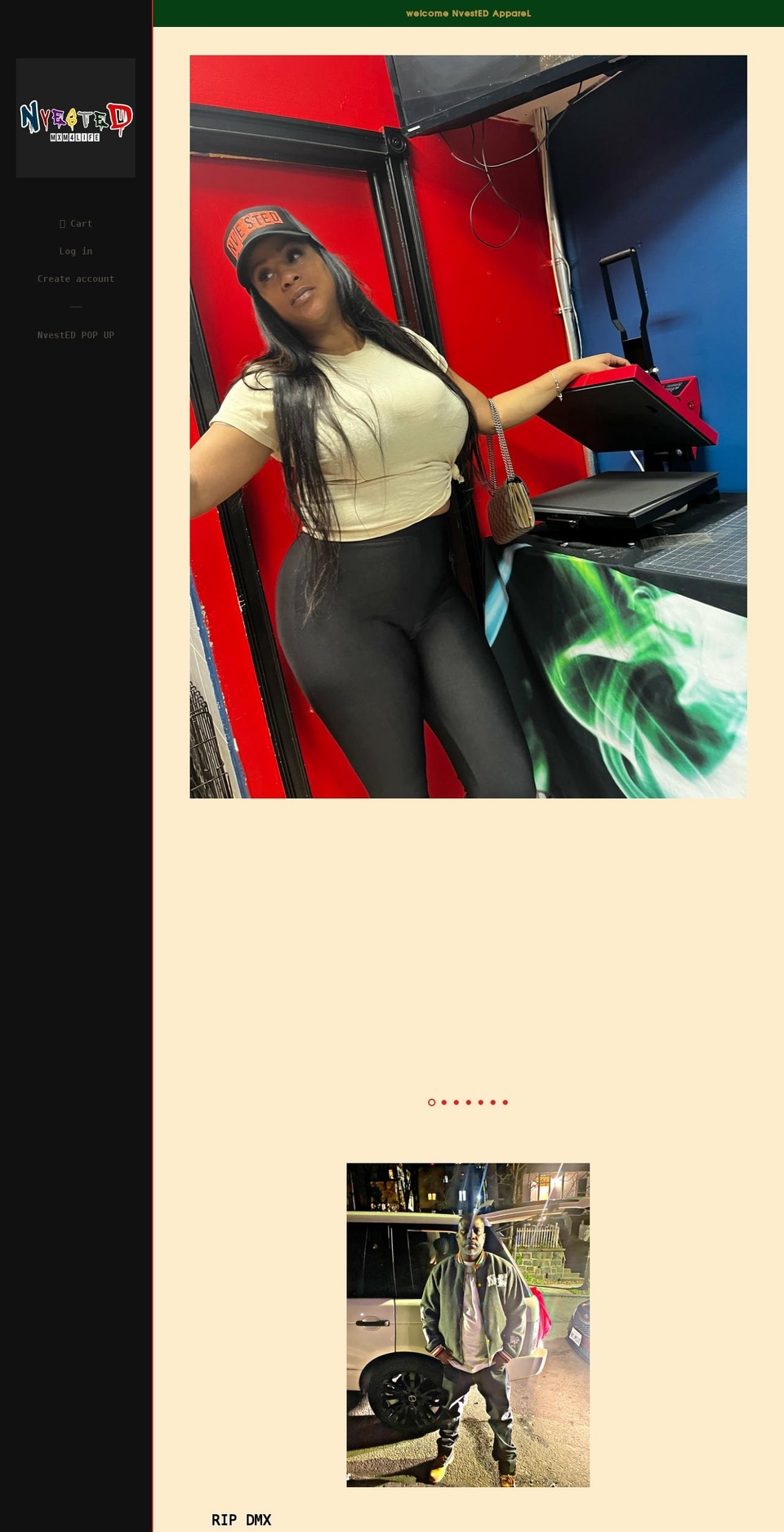 NvestED Shopify theme site example nvested4life.com