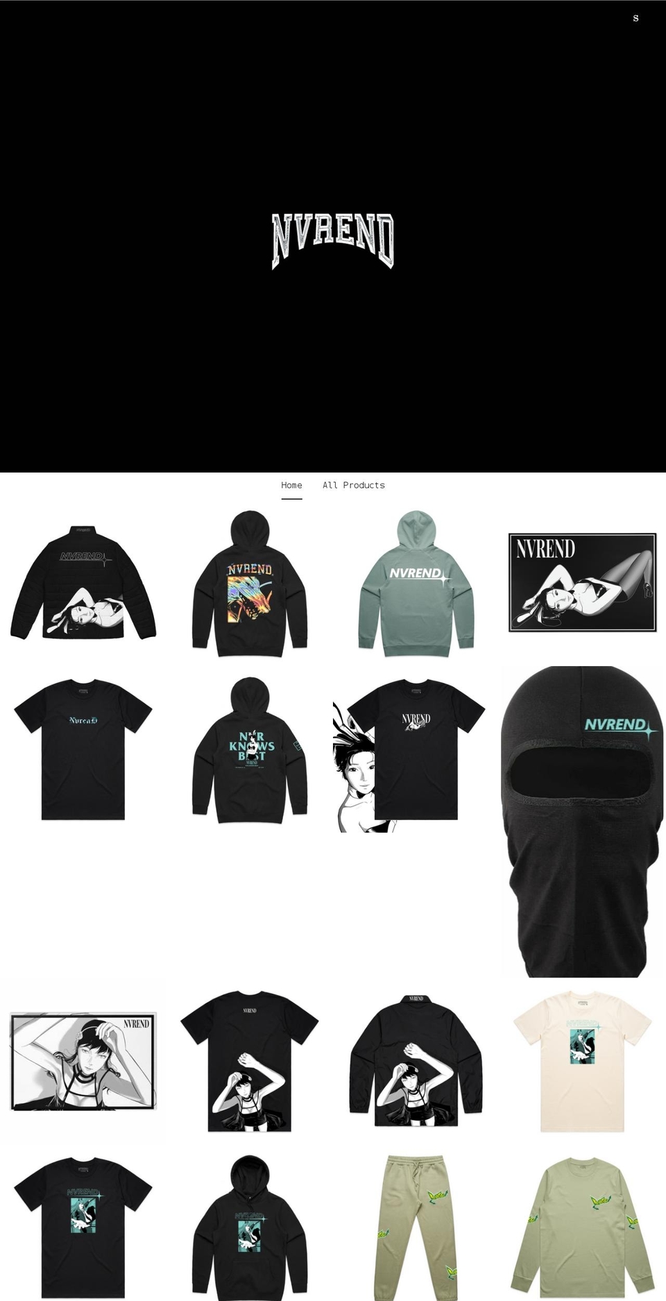 nvr-end.com shopify website screenshot