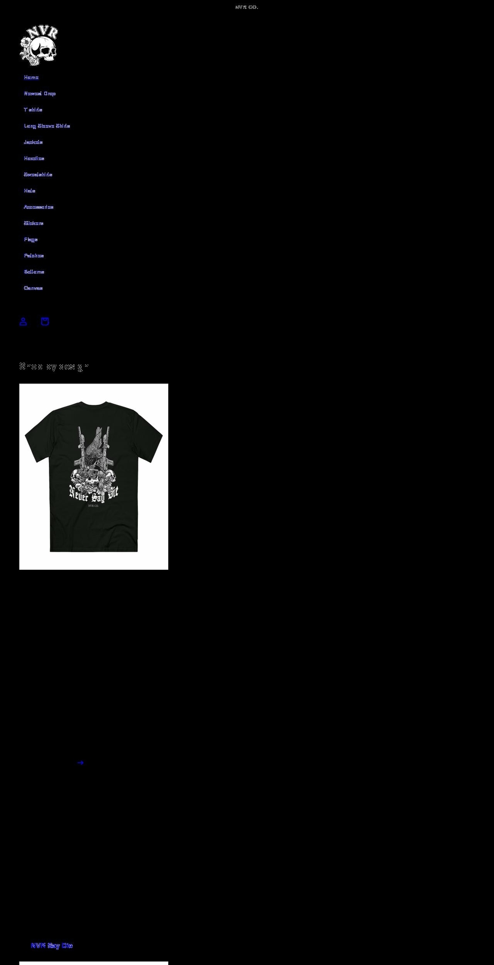 nvrco.com shopify website screenshot