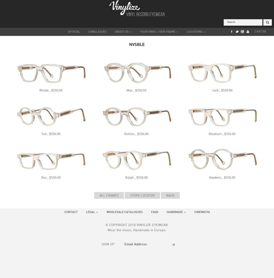 Jan- New theme Shopify theme site example nvsbleeyewear.com