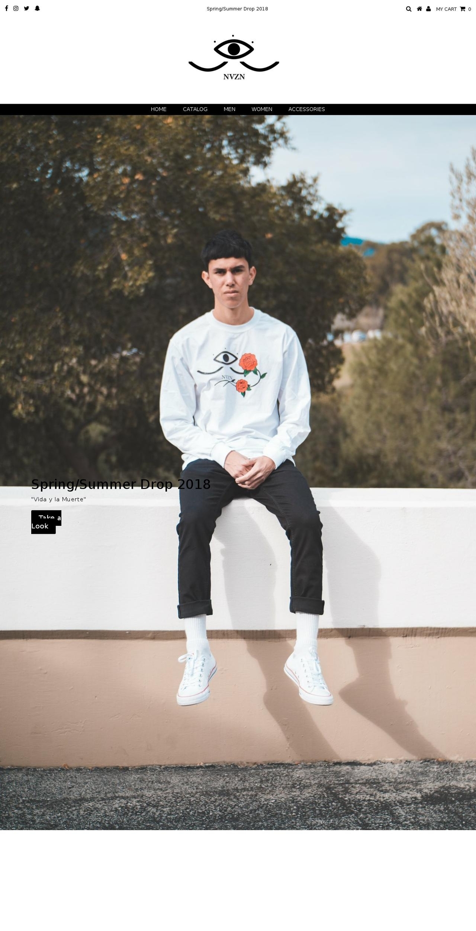 nvznco.com shopify website screenshot