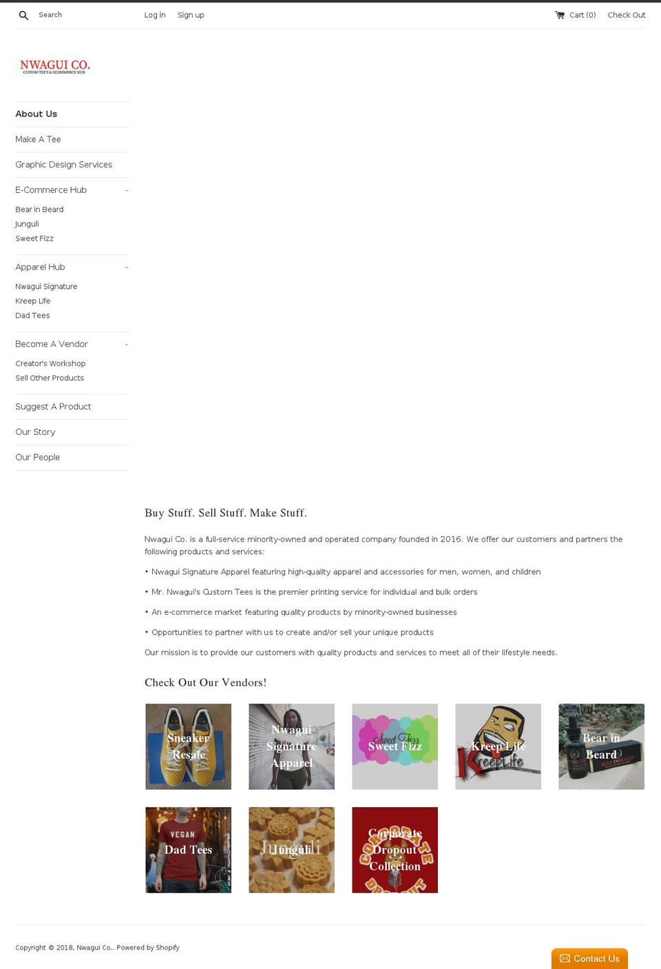 nwagui.com — Shopify storefront screenshot