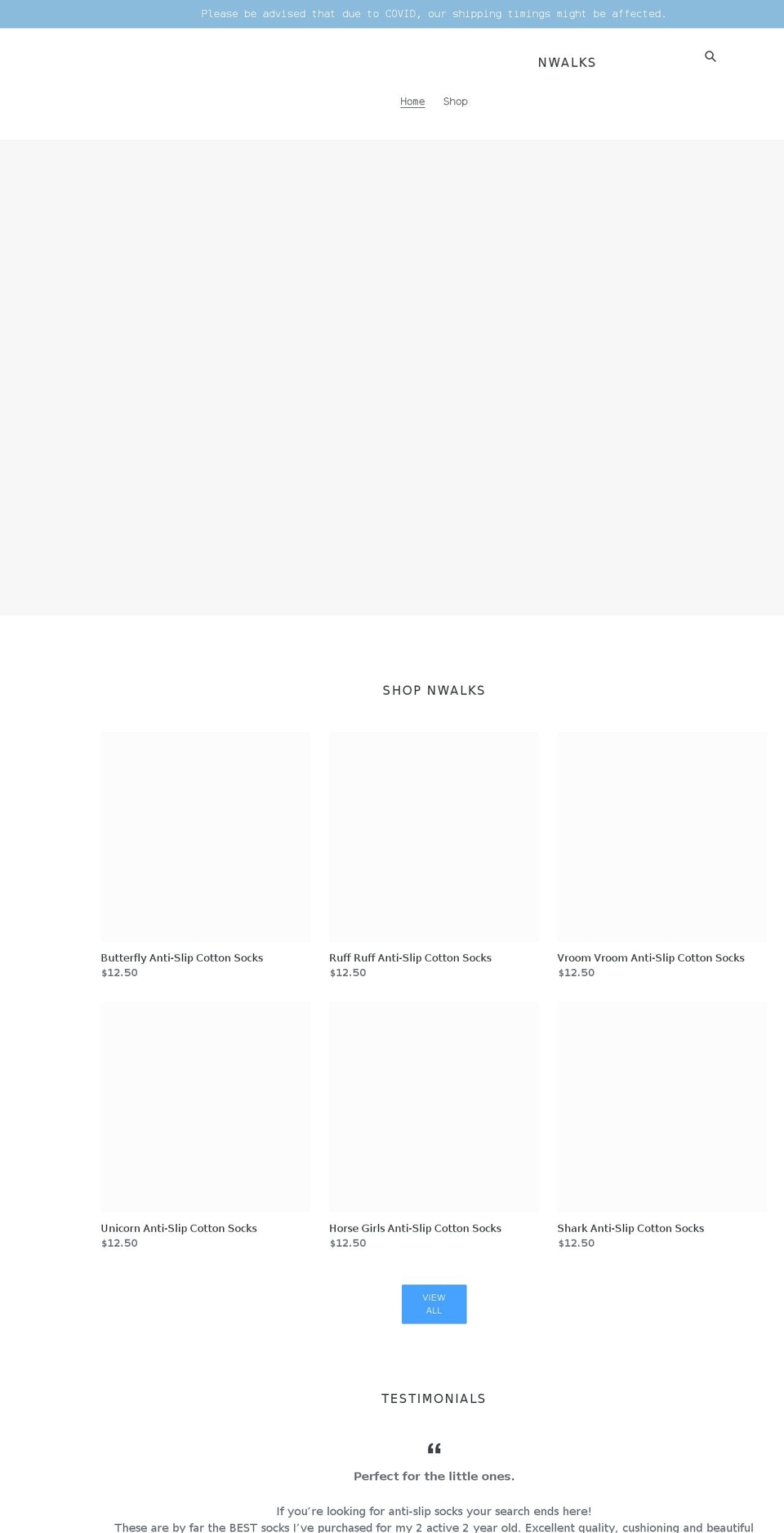 nwalks.com shopify website screenshot