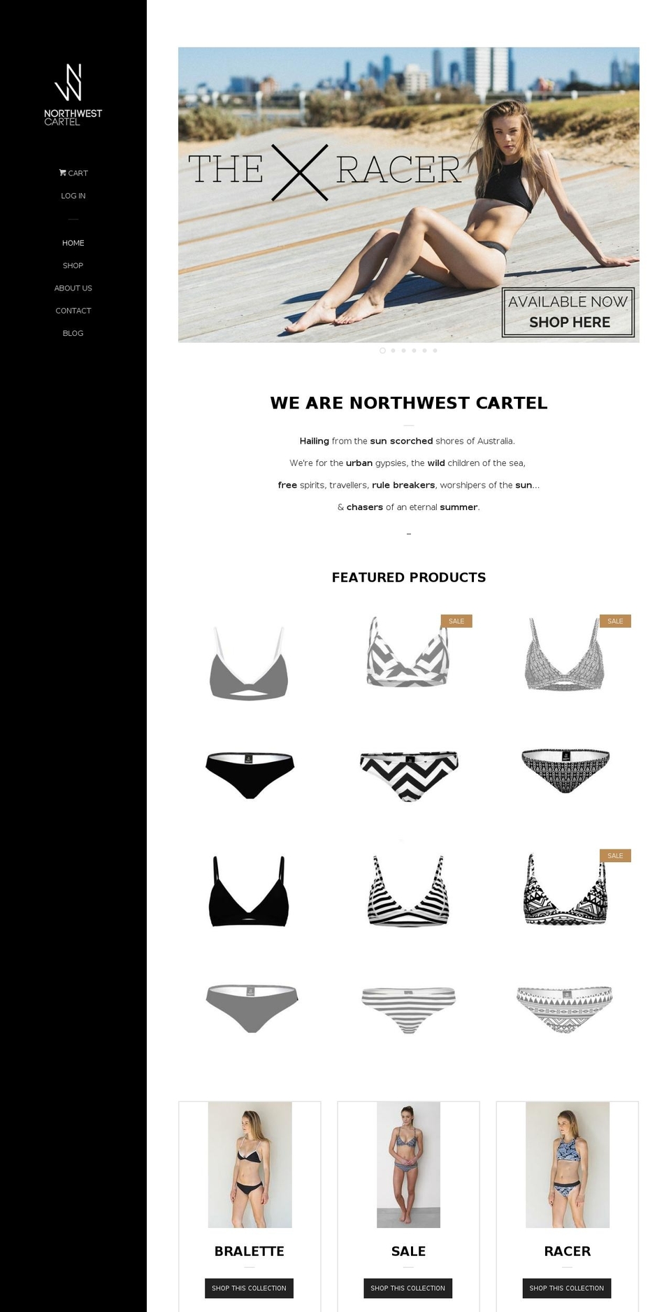 nwcartel.com shopify website screenshot