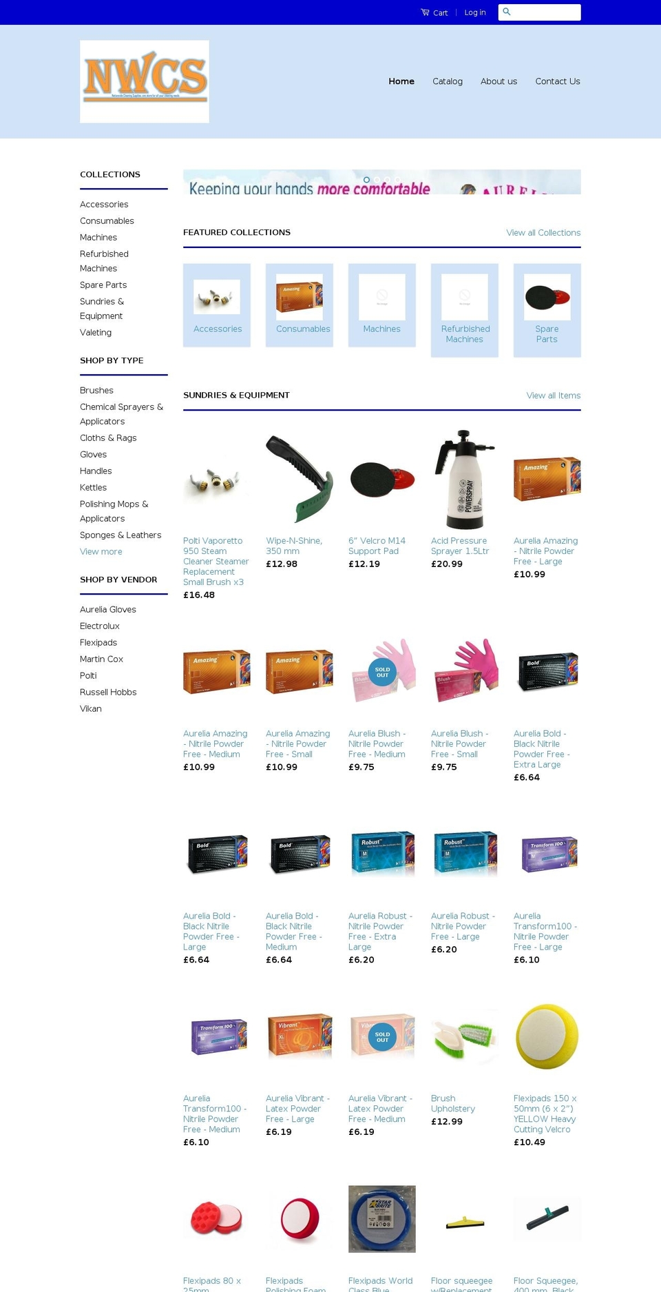 nwcsltd.com shopify website screenshot