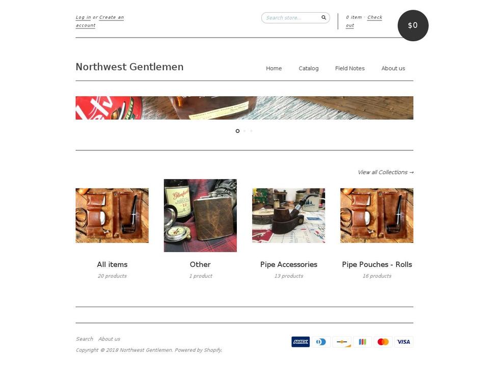 nwgents.com — Shopify storefront screenshot