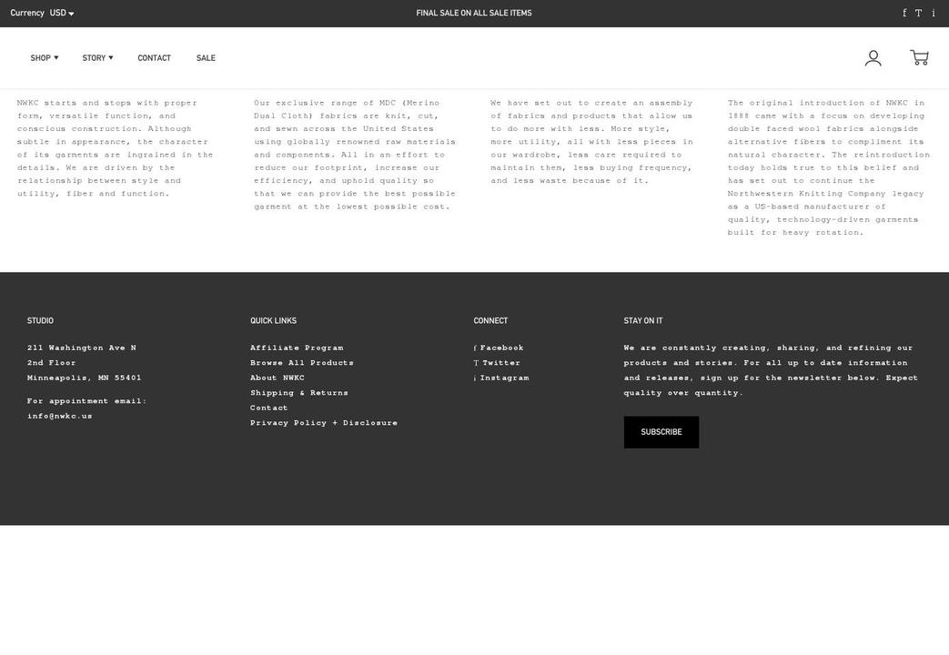 nwkc.us shopify website screenshot