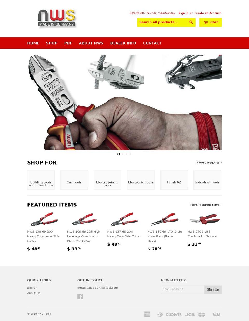 nwstool.com — Shopify storefront screenshot