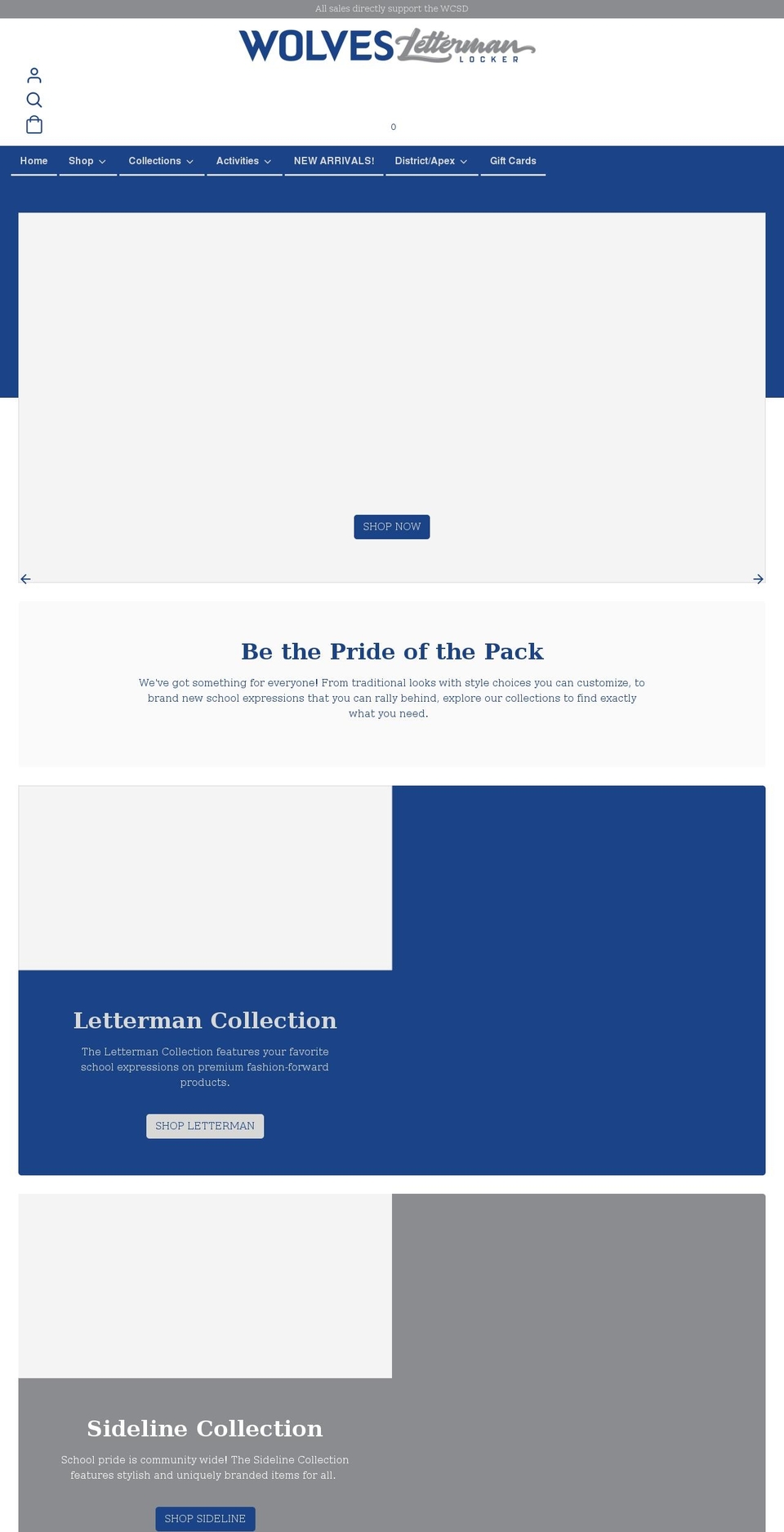 nwwlettermanlocker.com shopify website screenshot