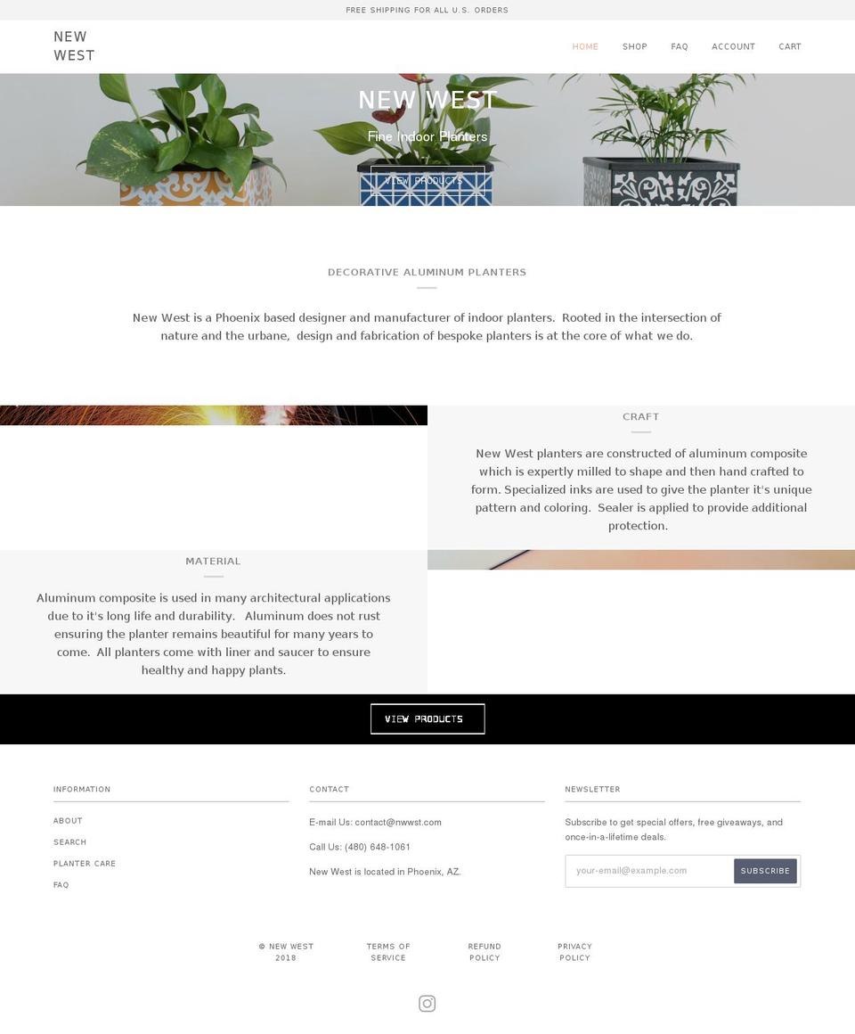 nwwst.com shopify website screenshot