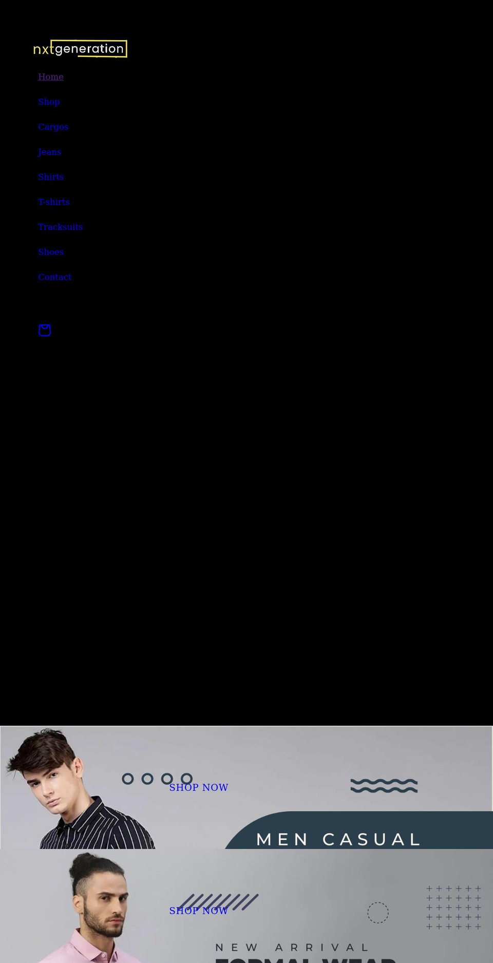 nxtgeneration.in shopify website screenshot