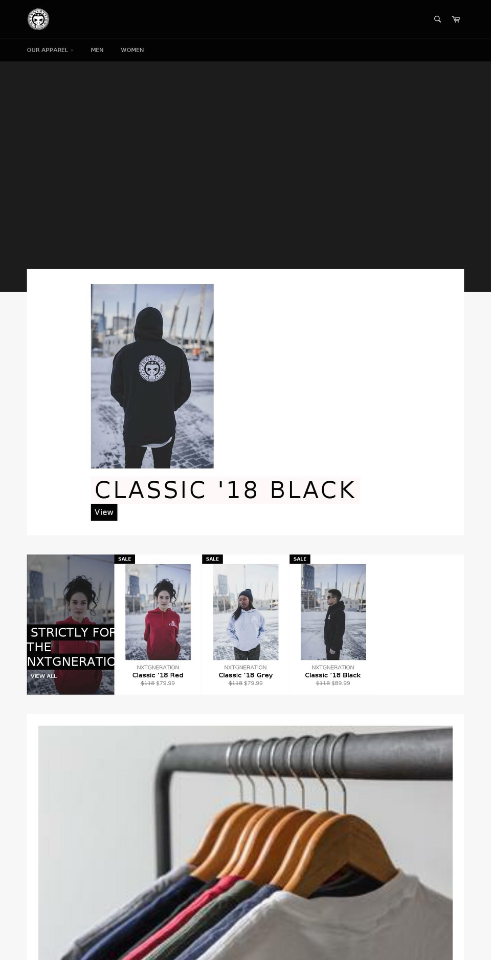 nxtgneration.com — Shopify storefront screenshot