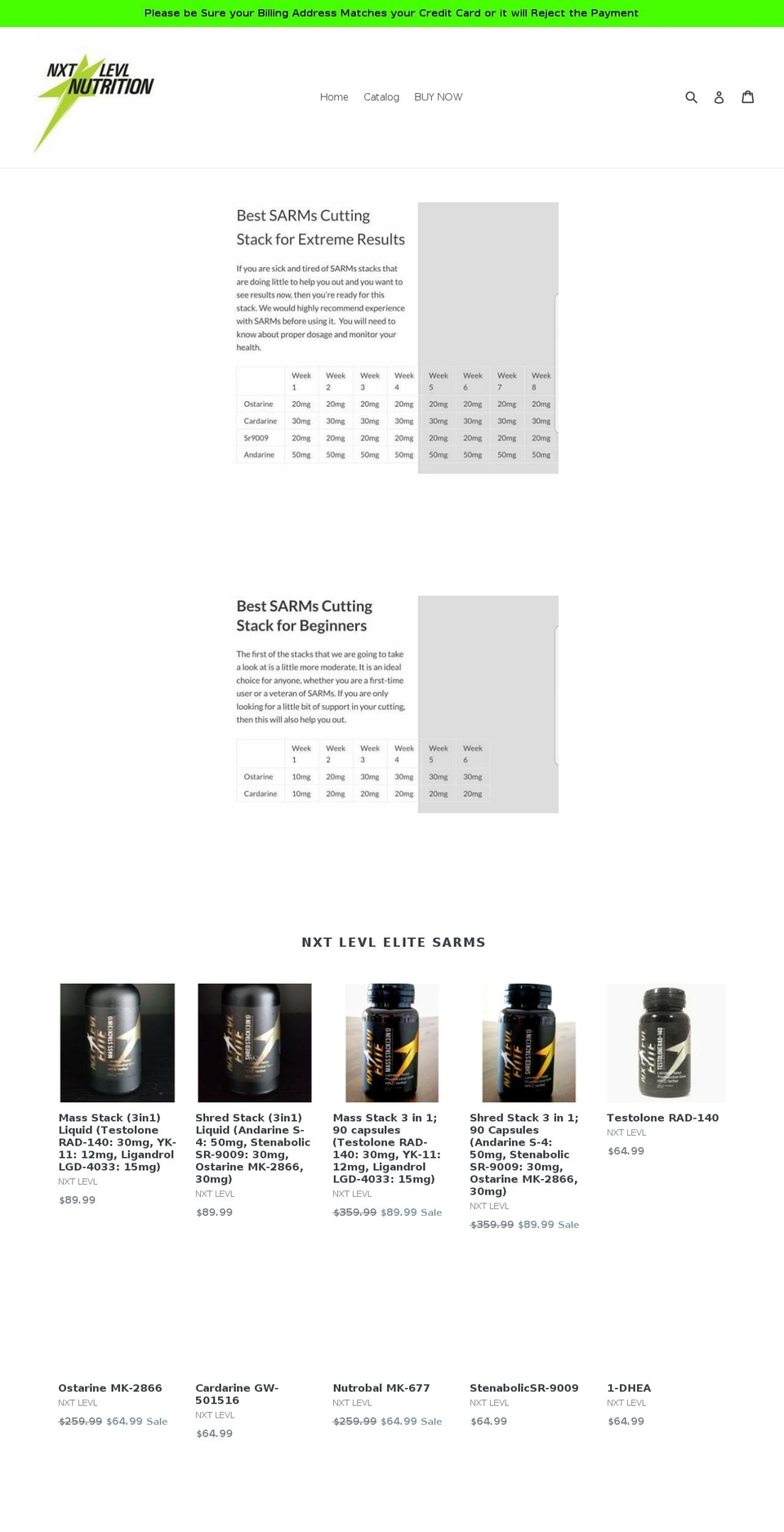nxtlevl1.com shopify website screenshot