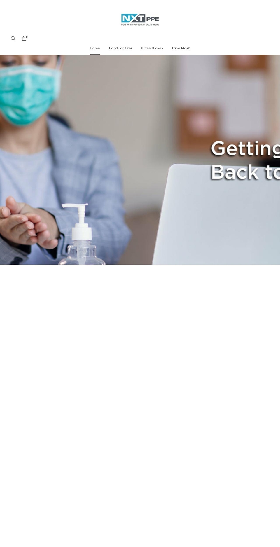nxtppe.com shopify website screenshot
