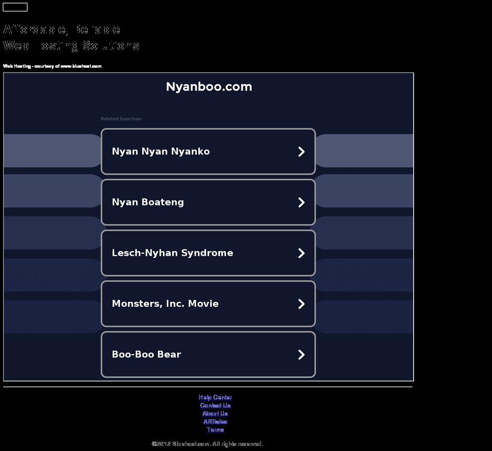 nyanboo.com — Shopify storefront screenshot