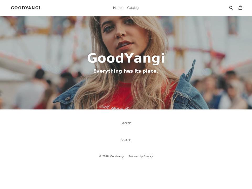 nyangi.net shopify website screenshot