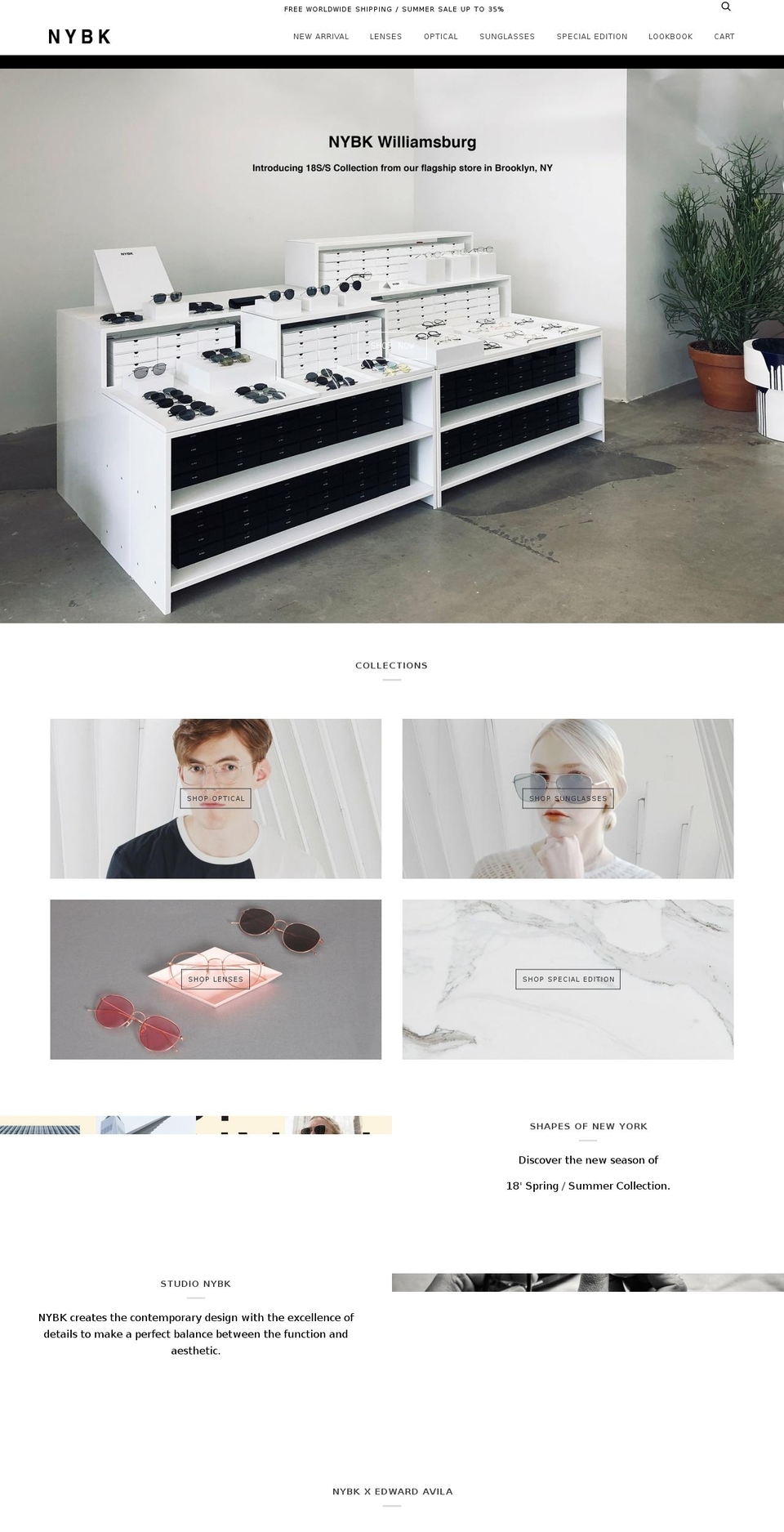 nybkusa.com — Shopify storefront screenshot