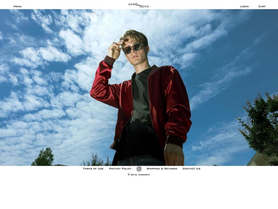 nycasanova.com — Shopify storefront screenshot