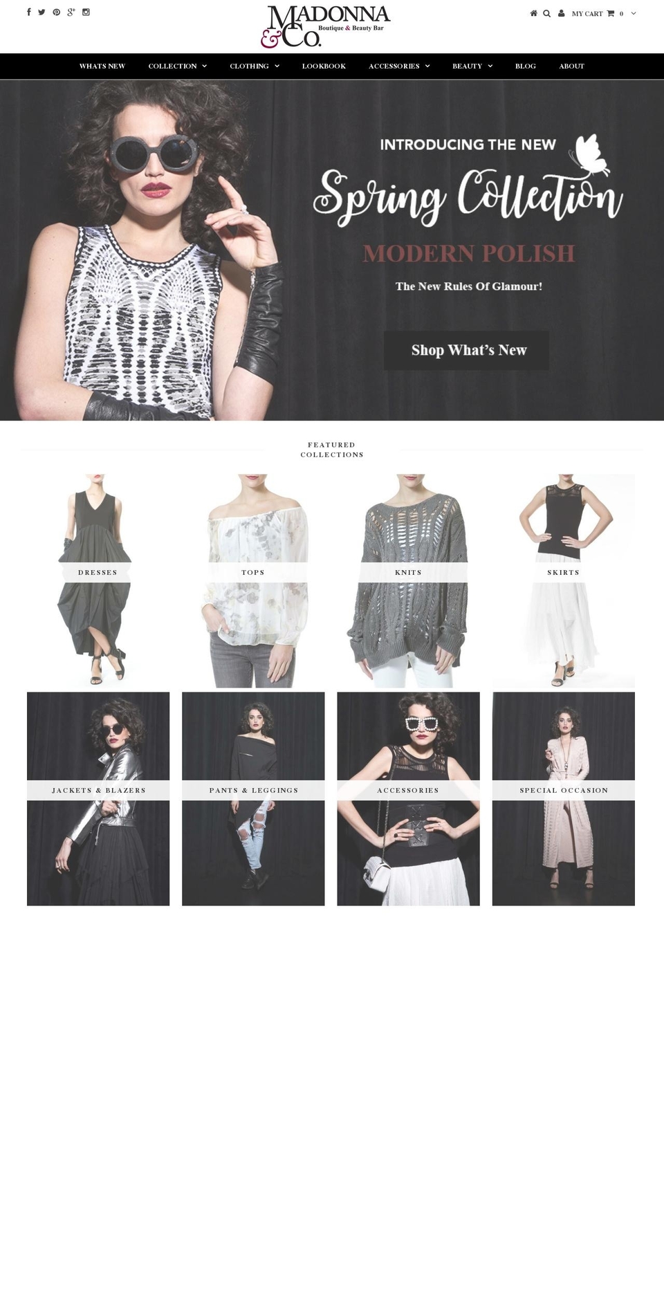 M\u0026C Main Theme (Testament) Shopify theme site example nycfashionboutique.com