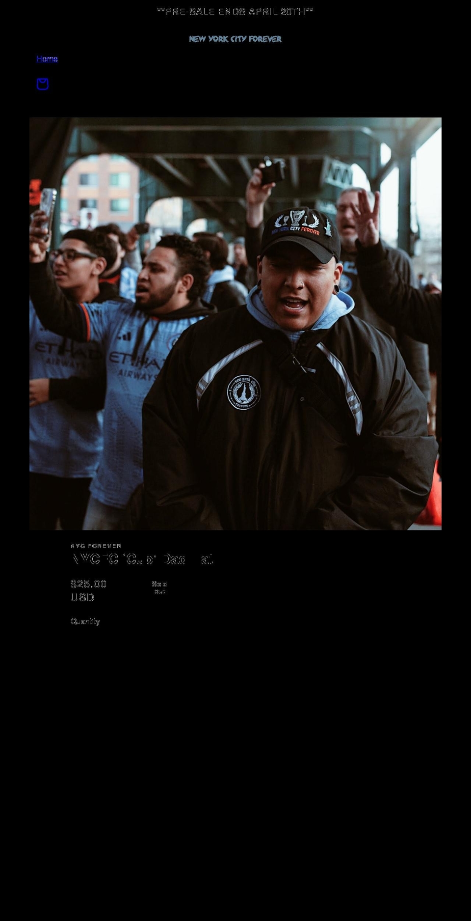 nycforever.shop shopify website screenshot