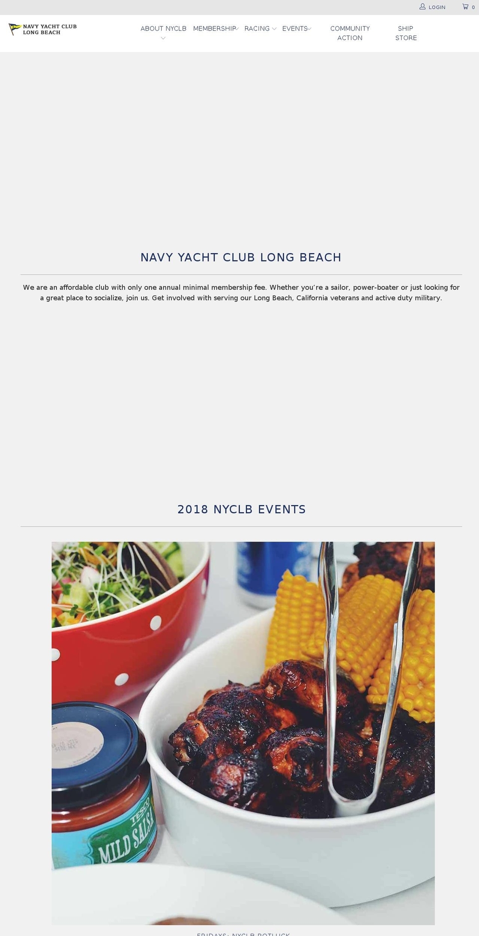nyclb.org shopify website screenshot