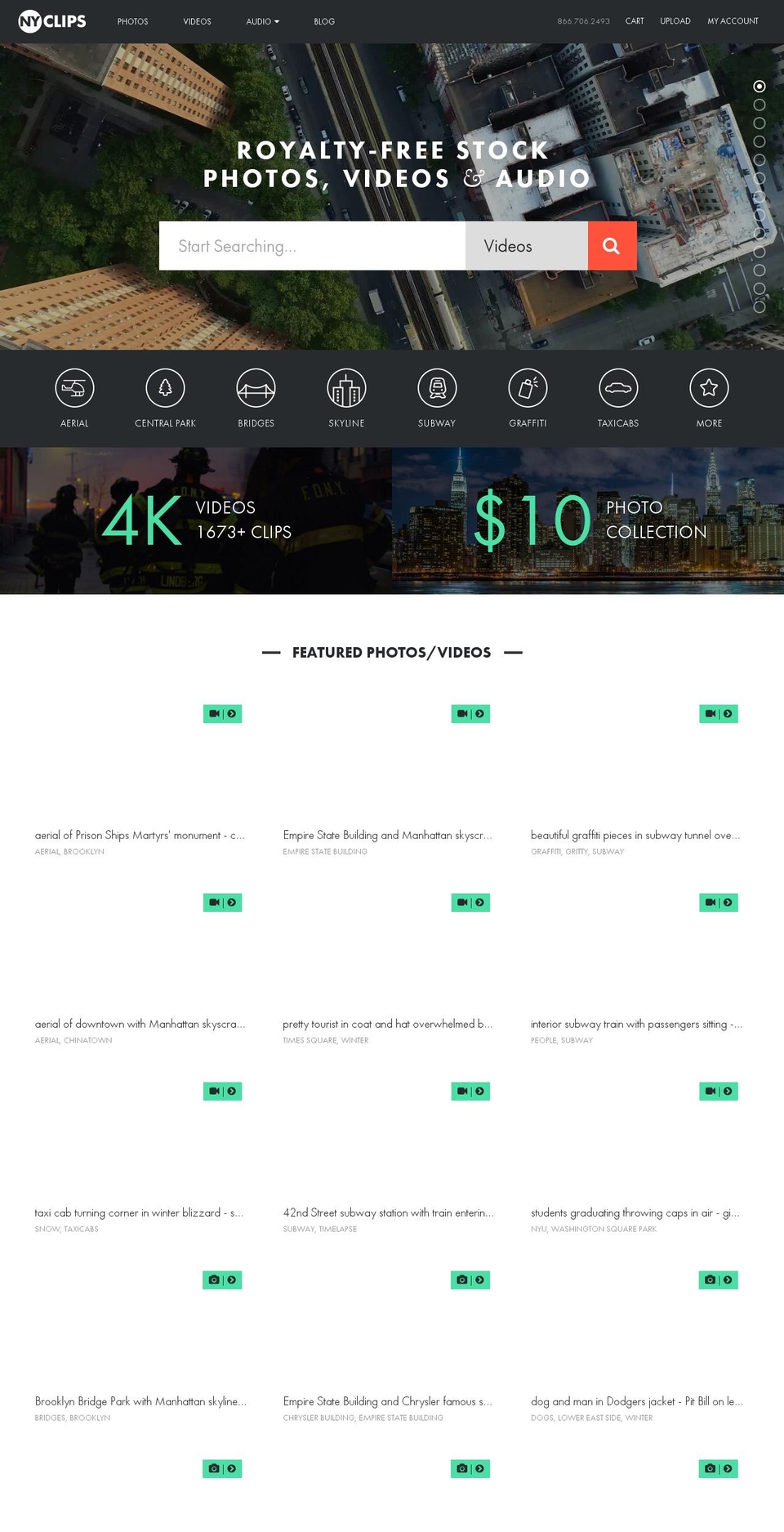 nyclips.com shopify website screenshot