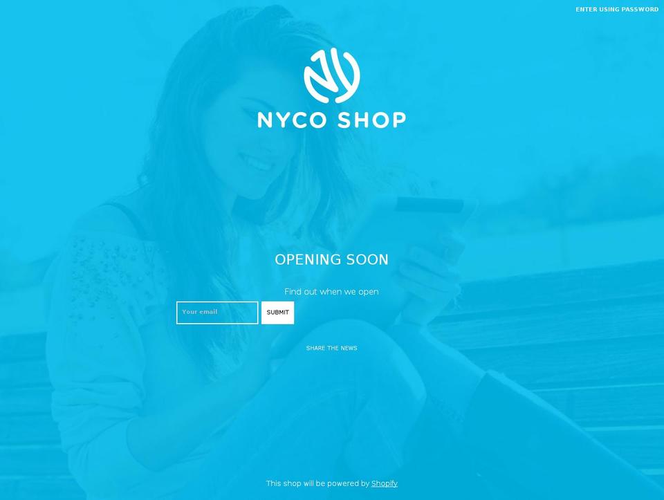 nycoshop.com — Shopify storefront screenshot