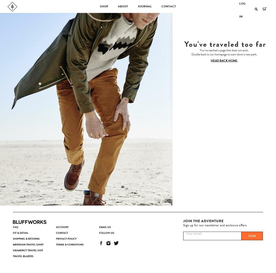 Bluffworks 4.1.5 JS Shopify theme site example nycpants.com
